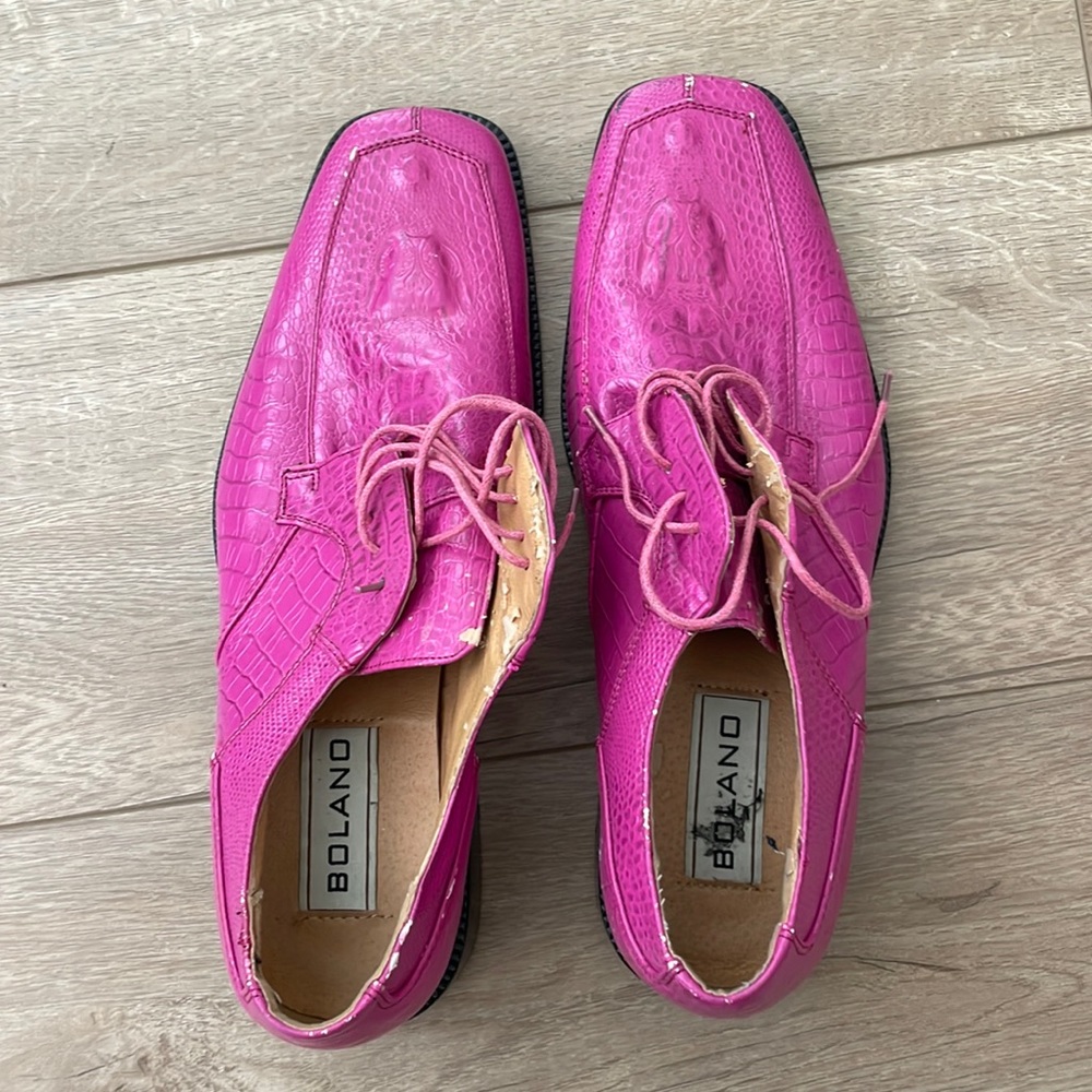 VINTAGE Men’s size 10 pink Bolzano dress shoes